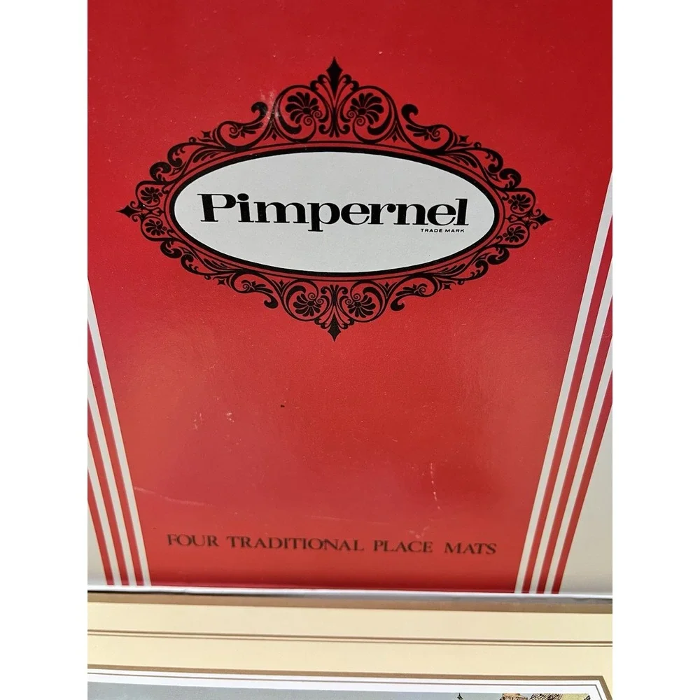 Vintage Pimpernel Place Mats English Inns Four‎ Traditional Mats